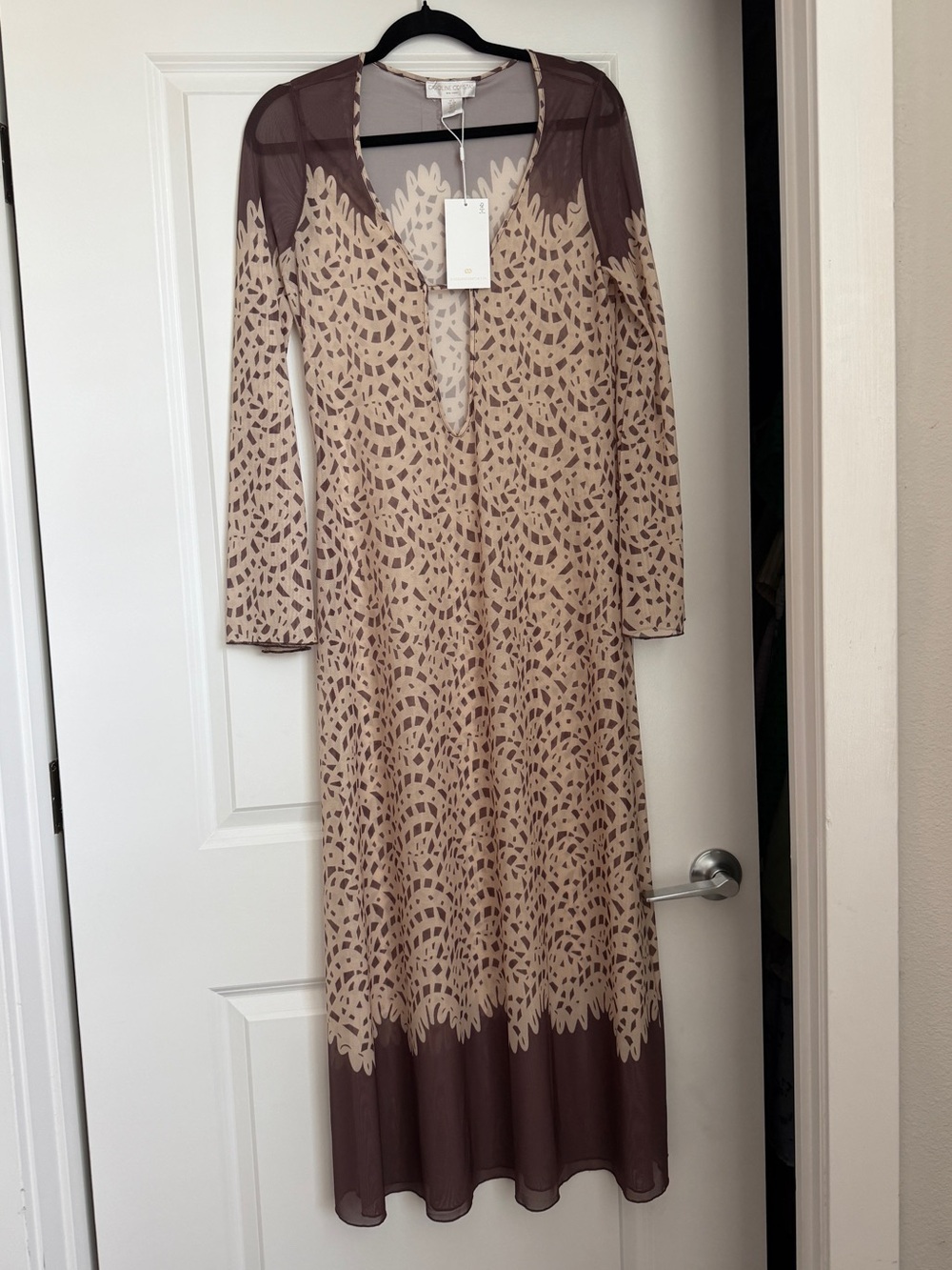 Caroline Constas Mesh Beach Cover Up - Picture 2 of 4